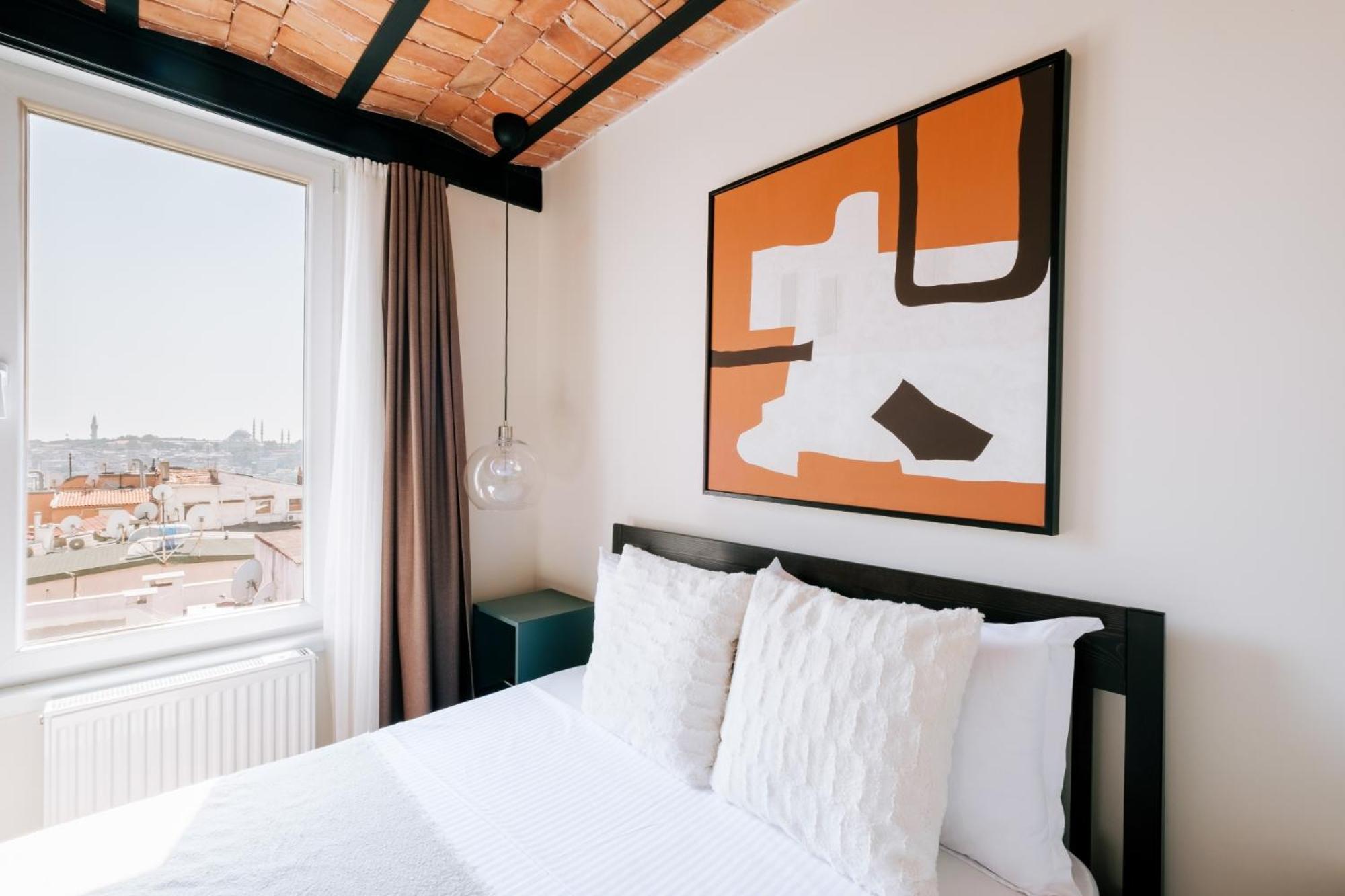 Flat W City View Near Galata Tower In Istiklal Ave Appartement Istanboel Buitenkant foto
