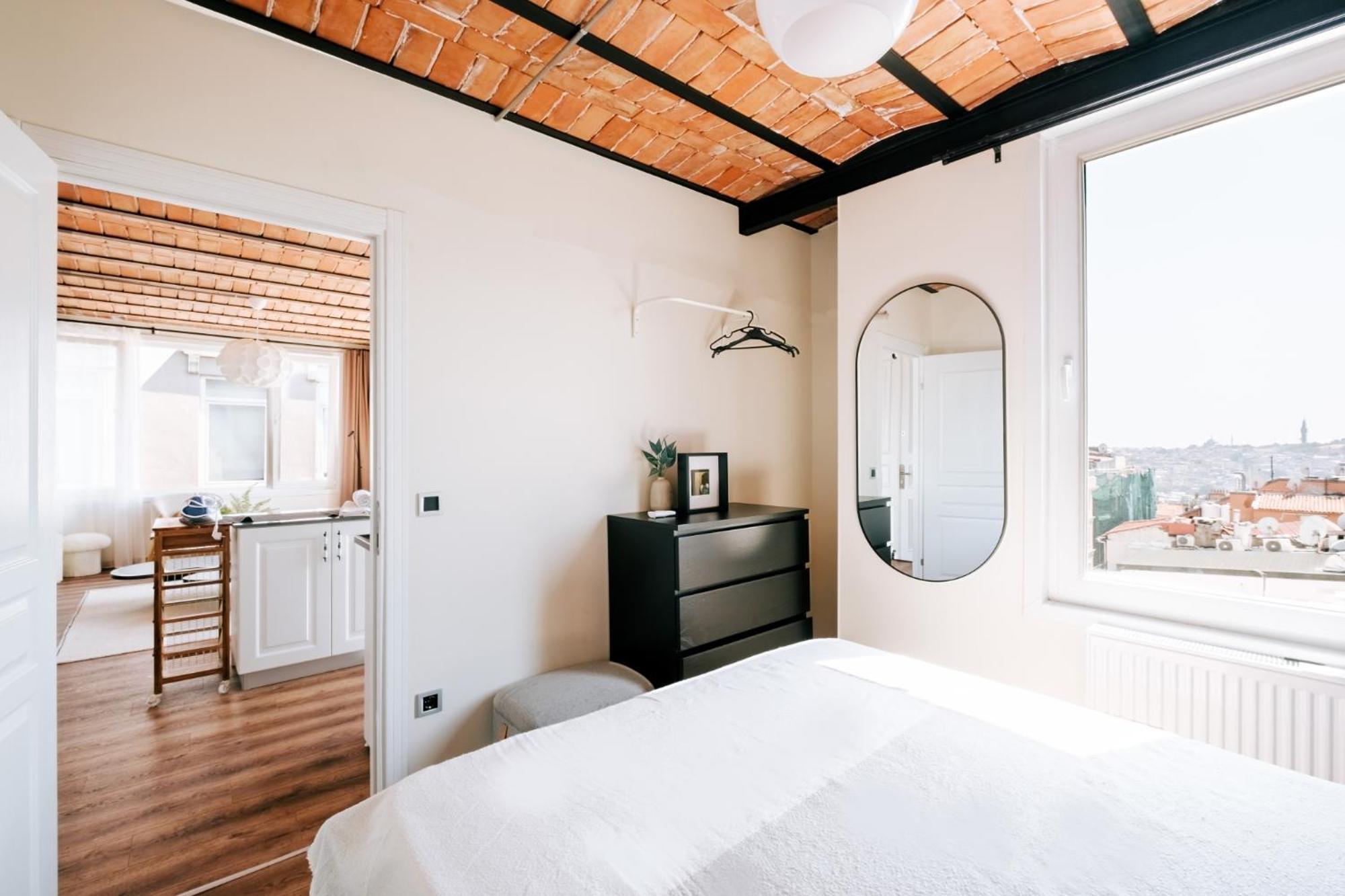 Flat W City View Near Galata Tower In Istiklal Ave Appartement Istanboel Buitenkant foto