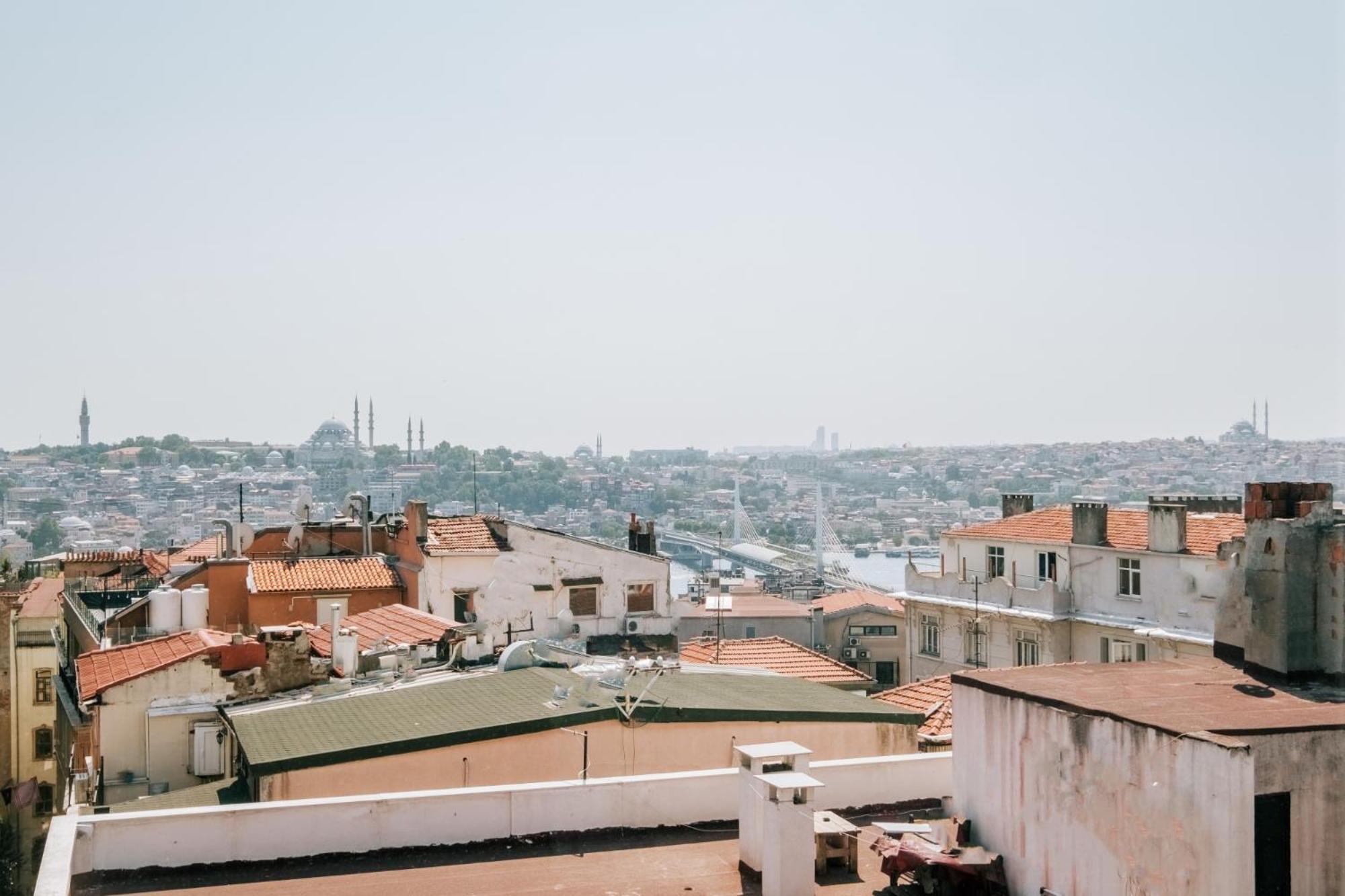 Flat W City View Near Galata Tower In Istiklal Ave Appartement Istanboel Buitenkant foto